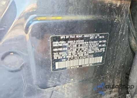 2016 Subaru Forester 2.5I Premium from USA, damaged, VIN JF2SJADC4GH439098